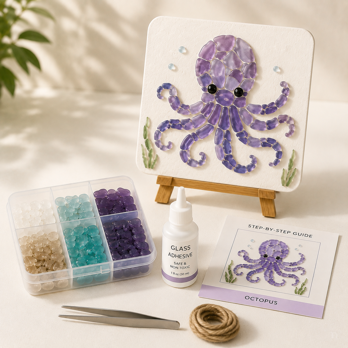 Coastal Sea Glass Mosaic Craft Kit