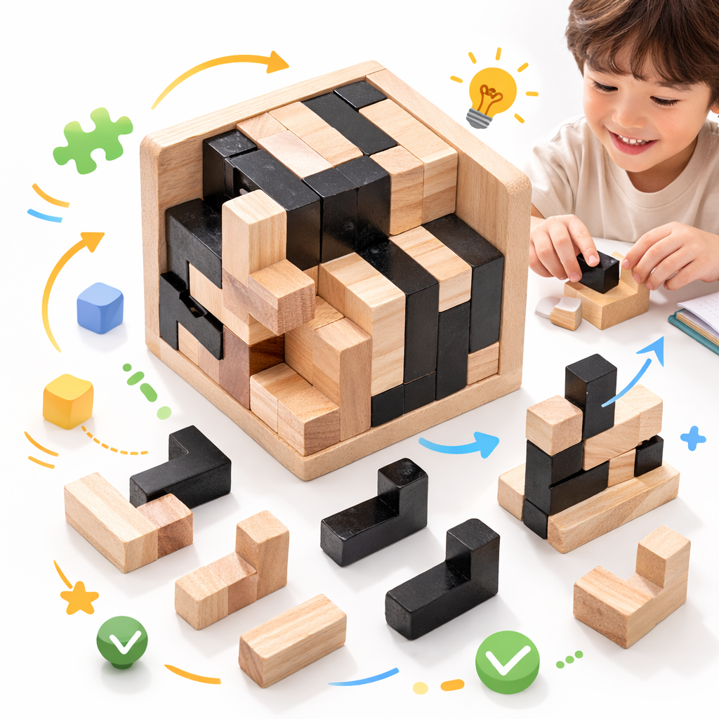 The Geometric Mind: A Premium Wooden Odyssey in Logic and Focus