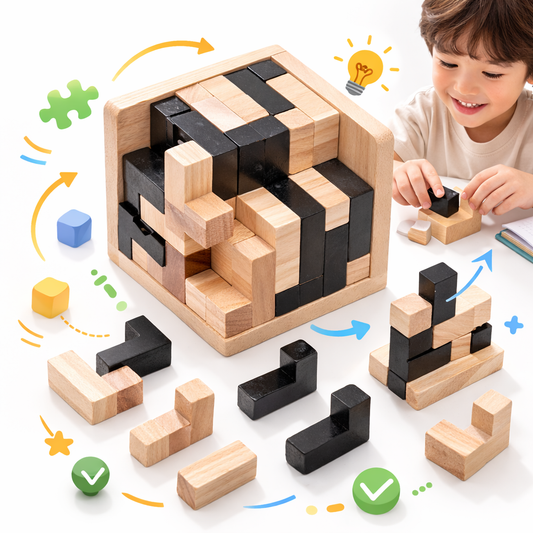 The Geometric Mind: A Premium Wooden Odyssey in Logic and Focus