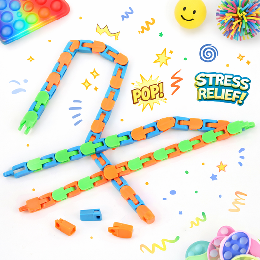The Snap-Logic Chain: A Kinetic Sculpture for Deep Focus and Stress Regulation