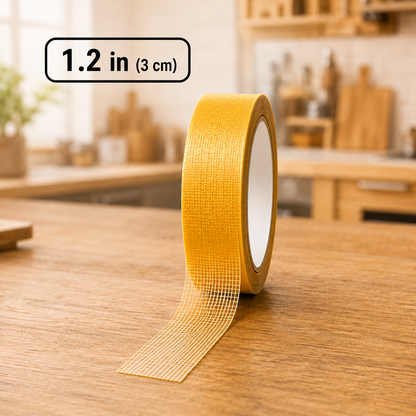 Heavy Duty Double Sided Mesh Tape - Industrial Strength Adhesive