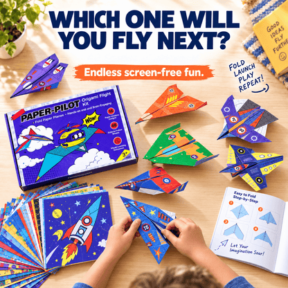Creative DIY Paper Airplane Kit For Kids