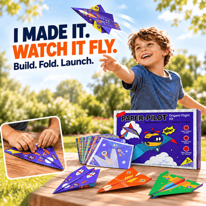 Creative DIY Paper Airplane Kit For Kids