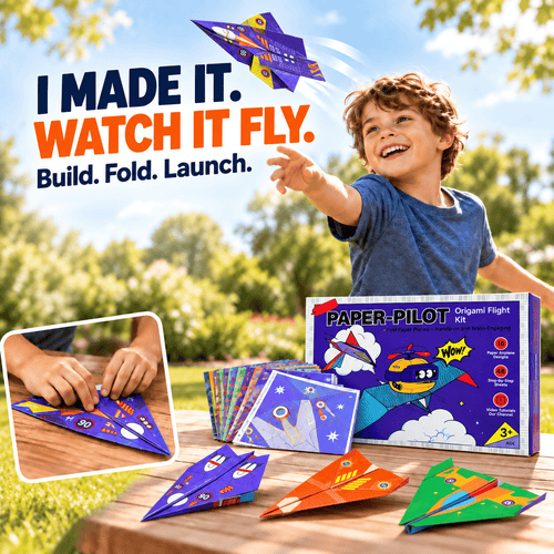 Creative DIY Paper Airplane Kit For Kids