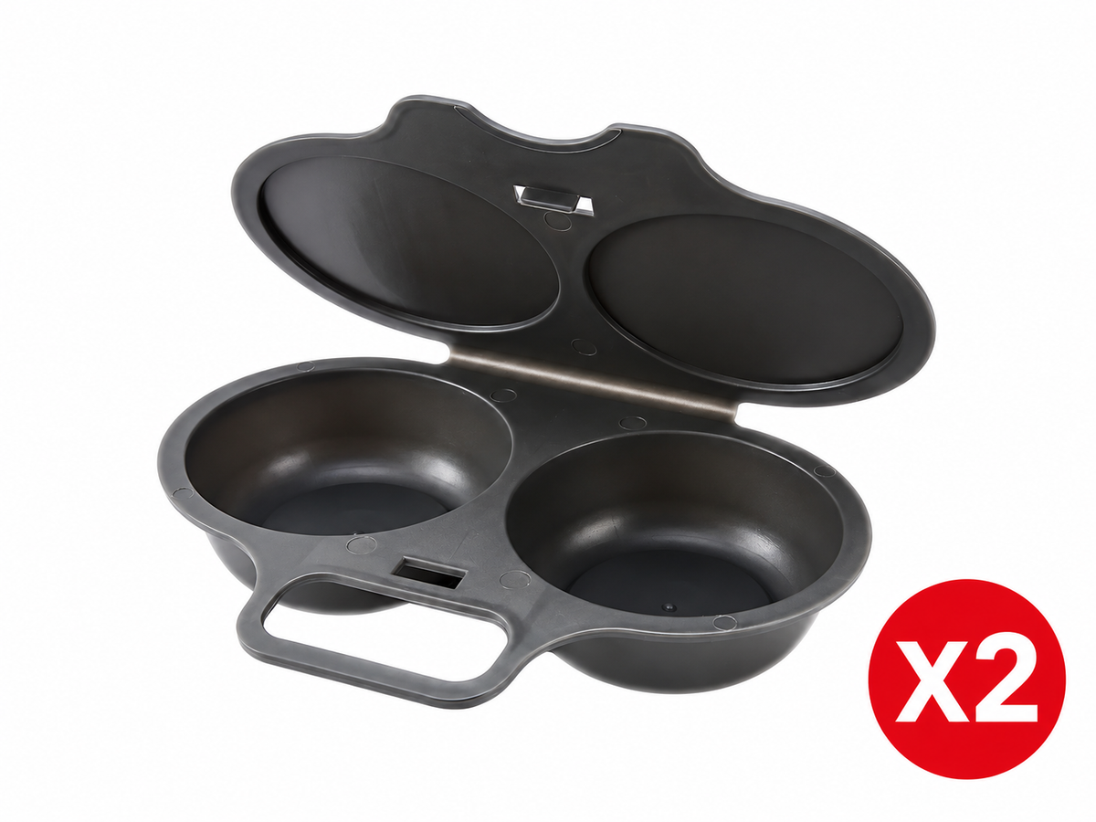 🍳 Make Breakfast Easier — Microwave Egg Poacher Makes 2 Eggs In 30 Seconds