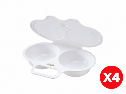 🍳 Make Breakfast Easier — Microwave Egg Poacher Makes 2 Eggs In 30 Seconds