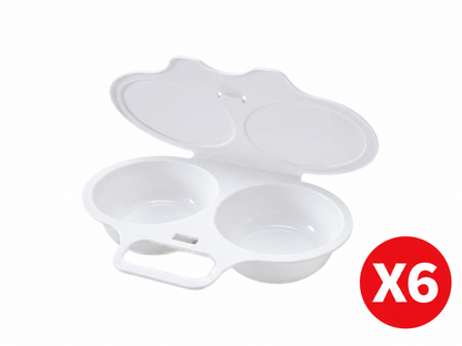 🍳 Make Breakfast Easier — Microwave Egg Poacher Makes 2 Eggs In 30 Seconds