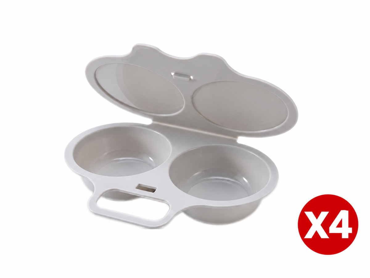 🍳 Make Breakfast Easier — Microwave Egg Poacher Makes 2 Eggs In 30 Seconds