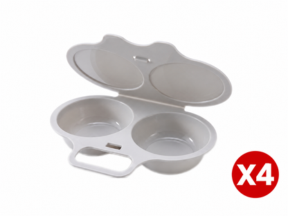 🍳 Make Breakfast Easier — Microwave Egg Poacher Makes 2 Eggs In 30 Seconds