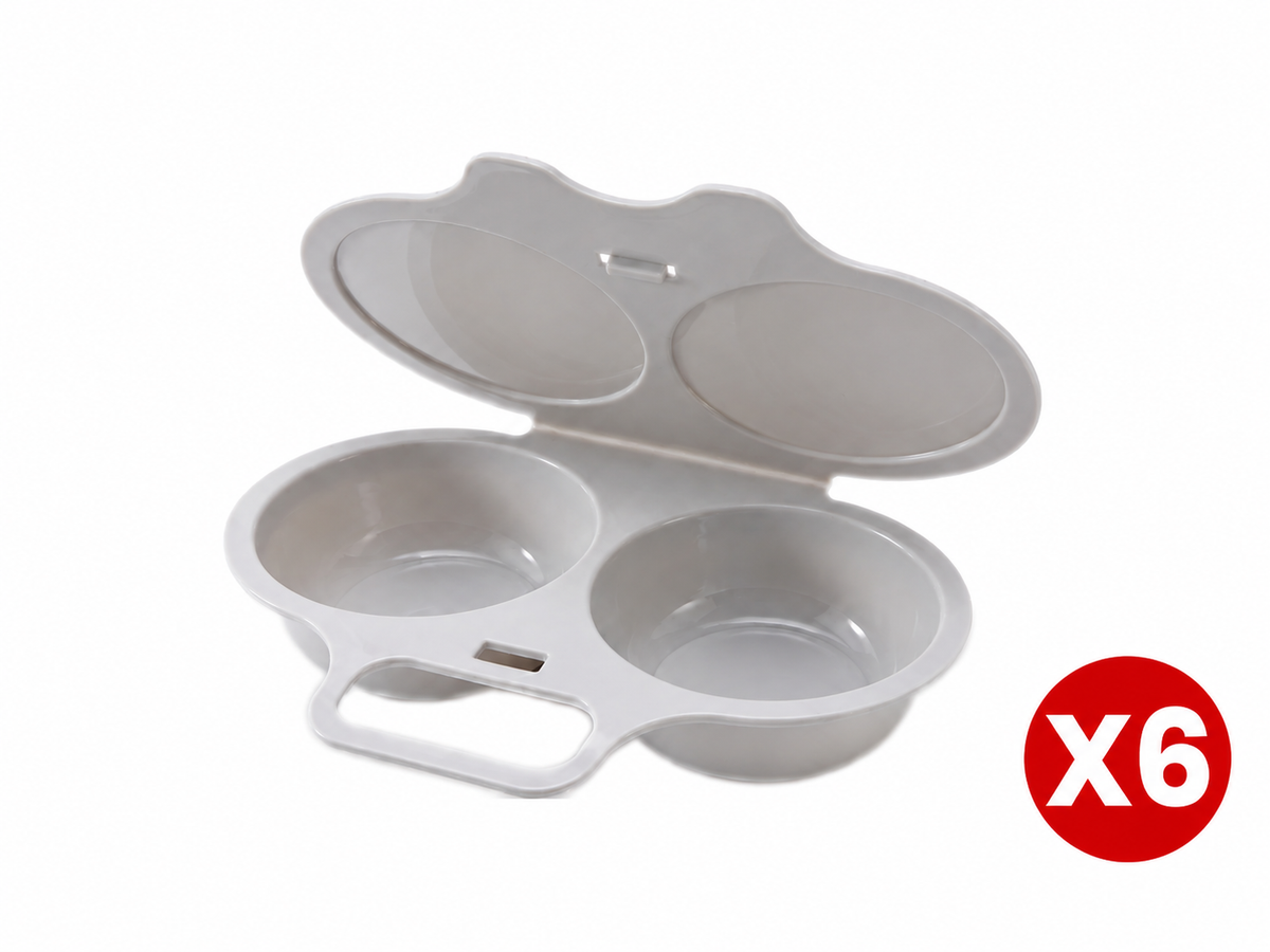 🍳 Make Breakfast Easier — Microwave Egg Poacher Makes 2 Eggs In 30 Seconds