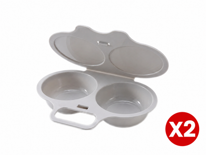 🍳 Make Breakfast Easier — Microwave Egg Poacher Makes 2 Eggs In 30 Seconds