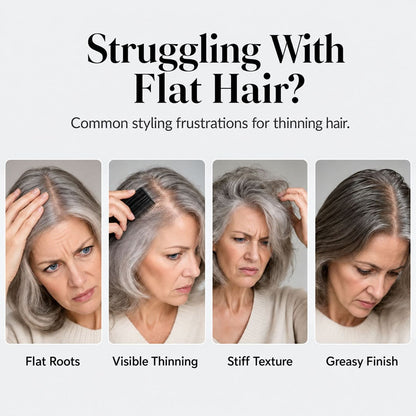 ✨Fluffy Hair Shaping Spray, Long Lasting Peach Scent Volumizing Hair Mist for All-Day Hold