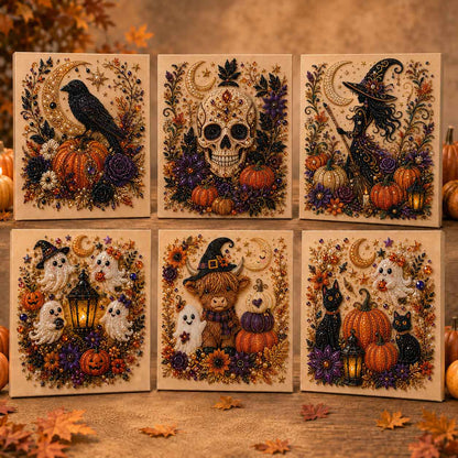 👻✨ Halloween Pearl Art DIY Kit – Turn Tiny Pearls into Spooky-Cute Magic