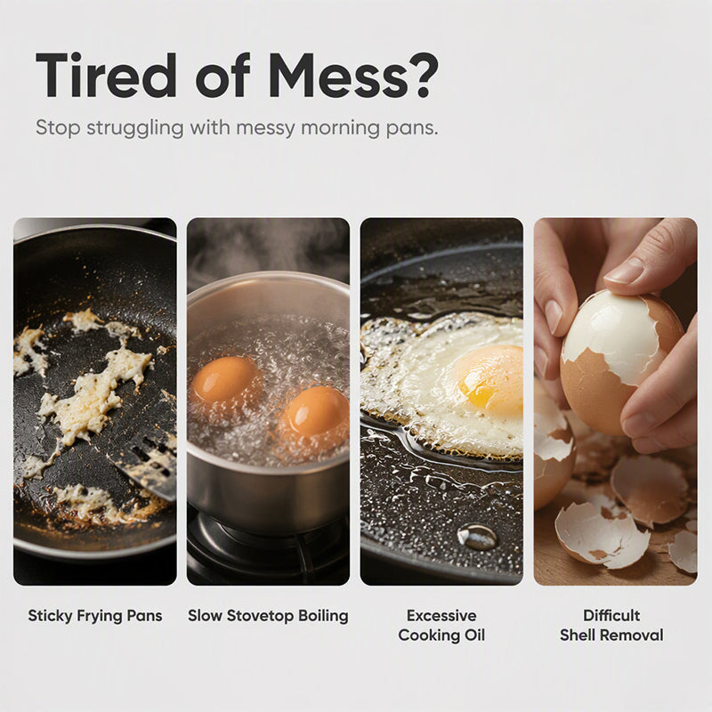🍳 Make Breakfast Easier — Microwave Egg Poacher Makes 2 Eggs In 30 Seconds