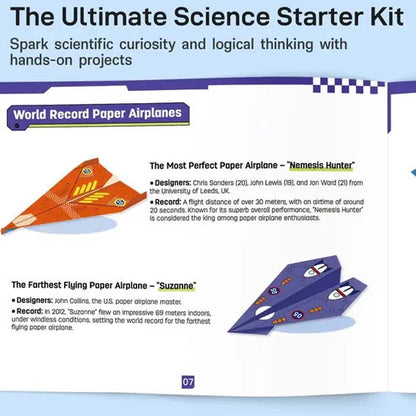 Creative DIY Paper Airplane Kit For Kids