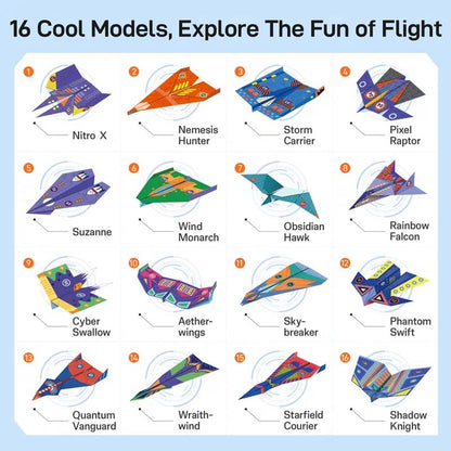 Creative DIY Paper Airplane Kit For Kids